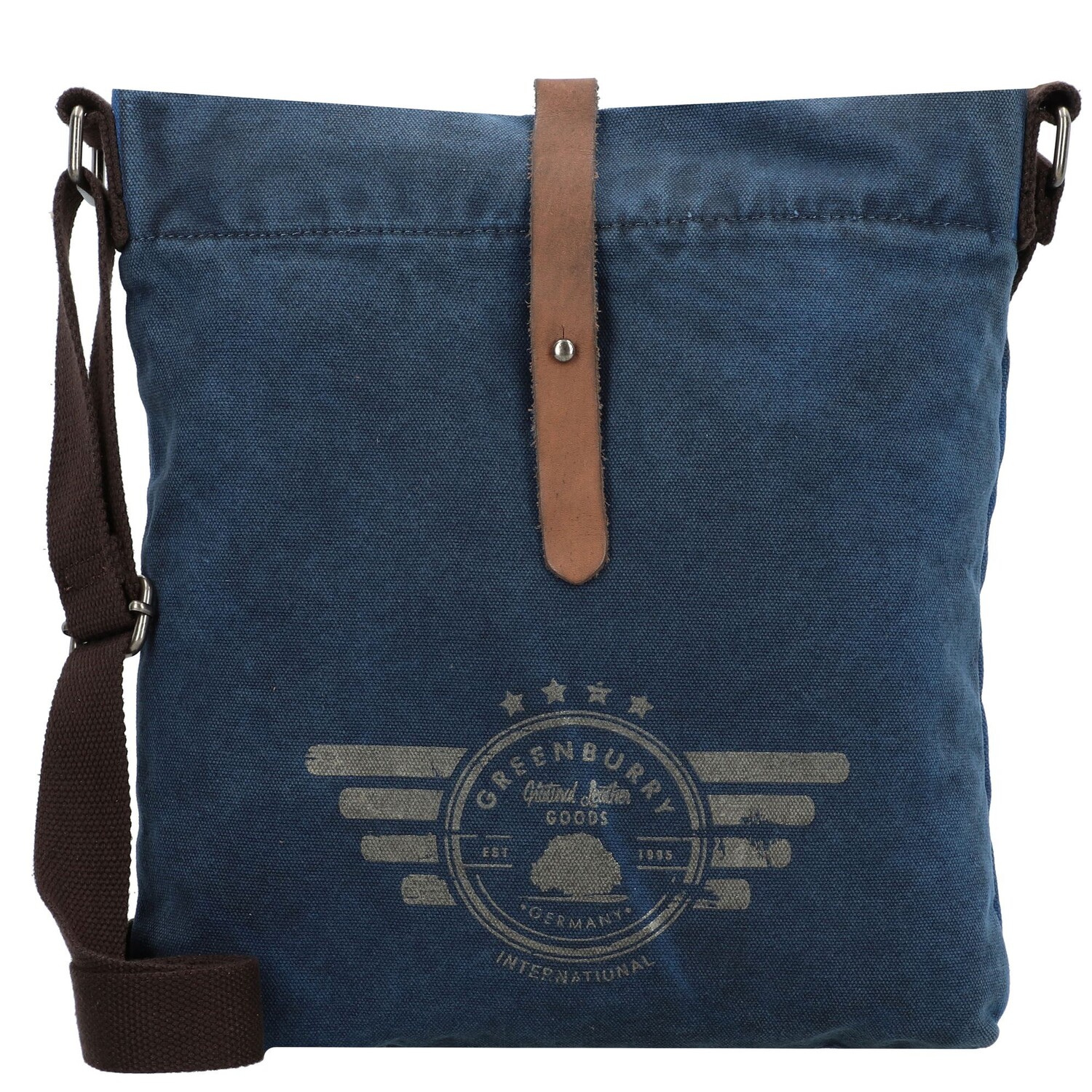 

Сумка через плечо Greenburry Vintage Aviator Umhängetasche 27 см, синий