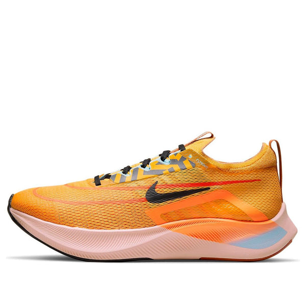 

Кроссовки zoom fly 4 Nike, желтый