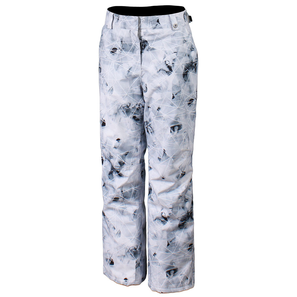 

Утепленные лыжные брюки Karbon с радужным принтом (женские) - зима 2025 года, Black and White Print