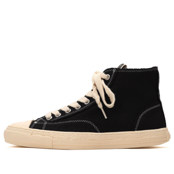 

Кроссовки past sole canvas high-top sneaker Maison Mihara Yasuhiro, черный