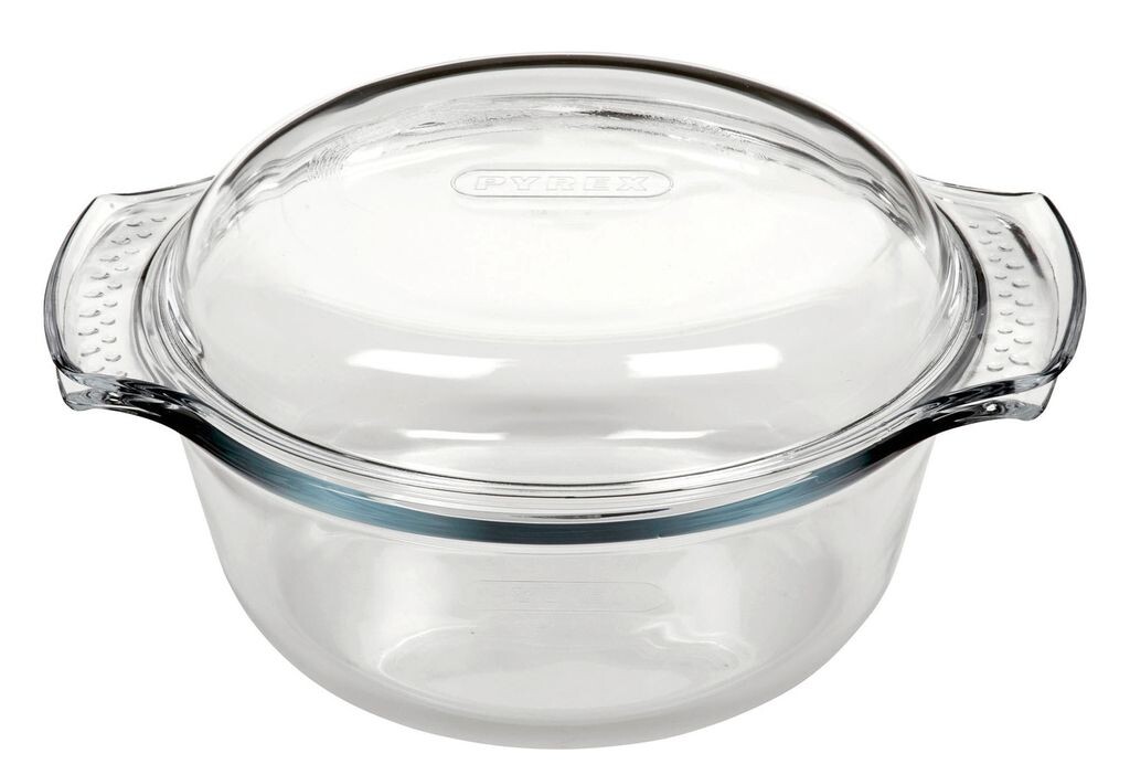 

Pyrex 112A000 Классическая кастрюля Easy-Grip Easy Glass, круглая, 2,5 л, ø 23 см x В 14,5 см, прозрачная (1 шт.), прозрачный