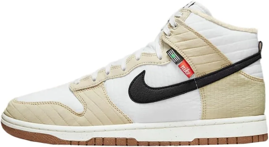 Мужские баскетбольные кроссовки Nike Dunk Hi Retro, бежевый