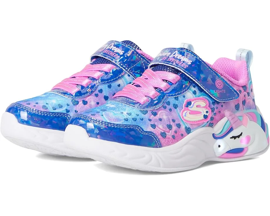 Кроссовки SKECHERS KIDS Unicorn Dreams 303063L (Little Kid/Big Kid), Navy/Multi