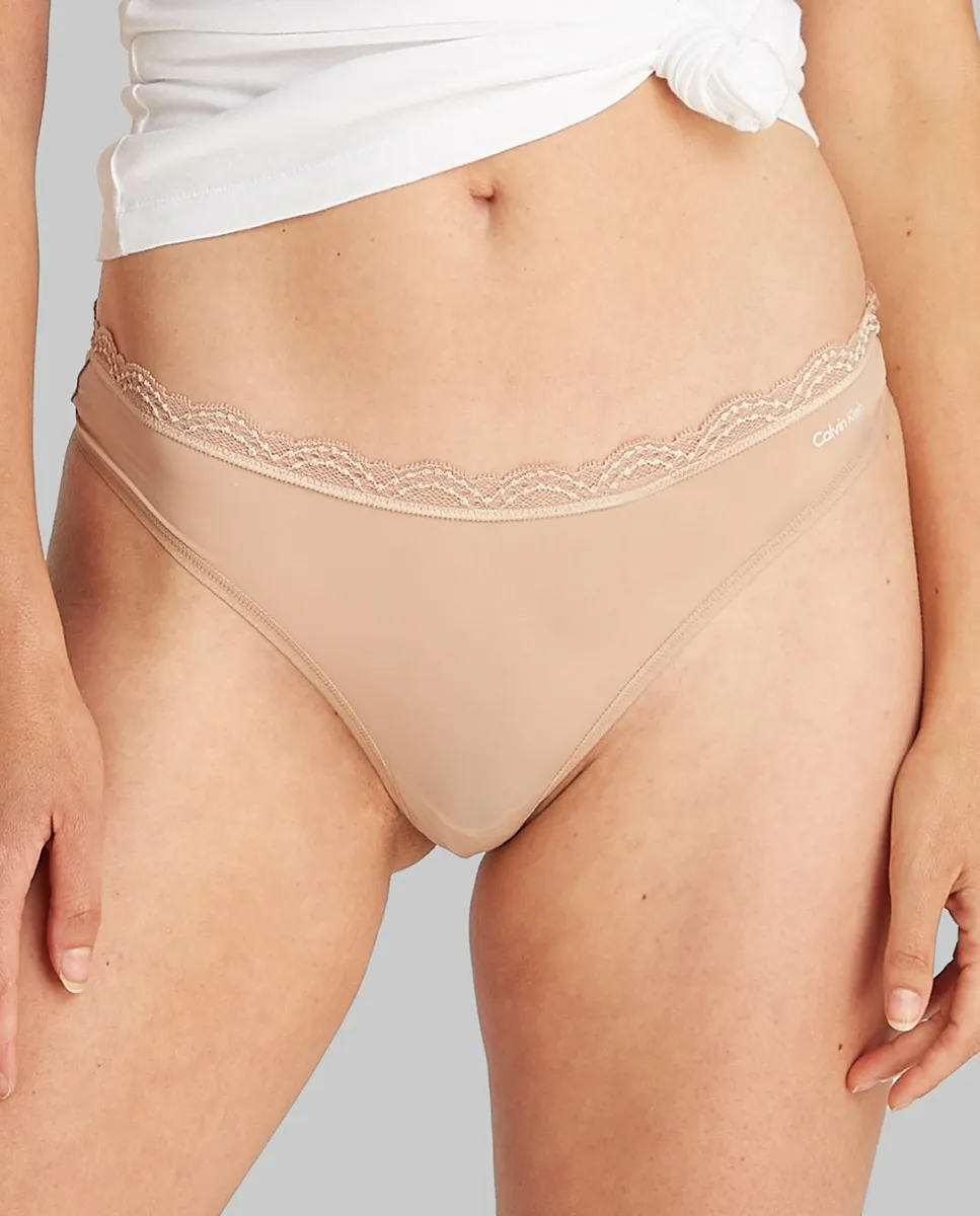 

Стринги MF STRETCH W LACE Calvin Klein, бежевый