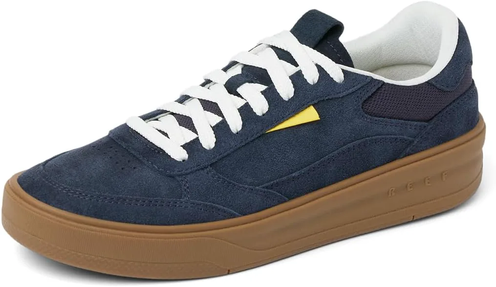 Шлепанцы REEF Bom Dia Men's Shoe, Premium Suede and Leather, Soft Footbed, Non Marking Outsole, темно-синий