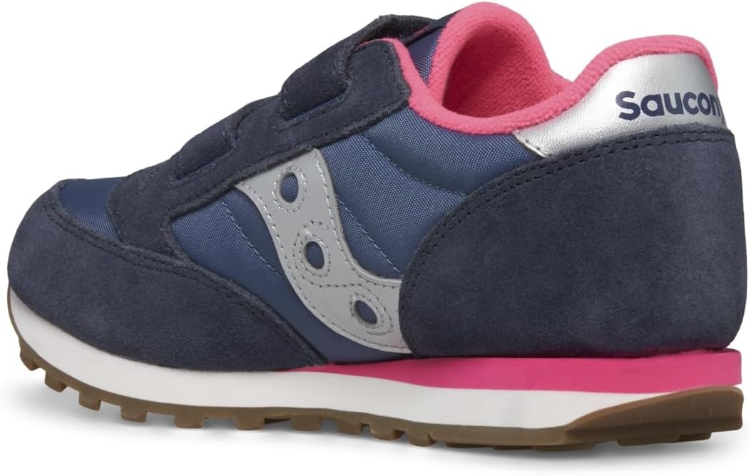 Детские кроссовки Saucony Jazz Double Hook Loop для унисекса, синий/розовый/темно-синий — фото 4