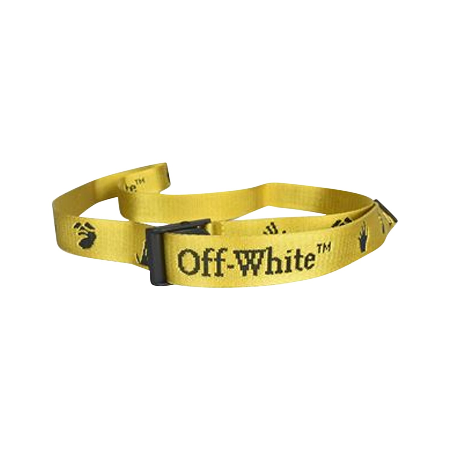 

Off-White Промышленный ремень с новым логотипом, Желтый