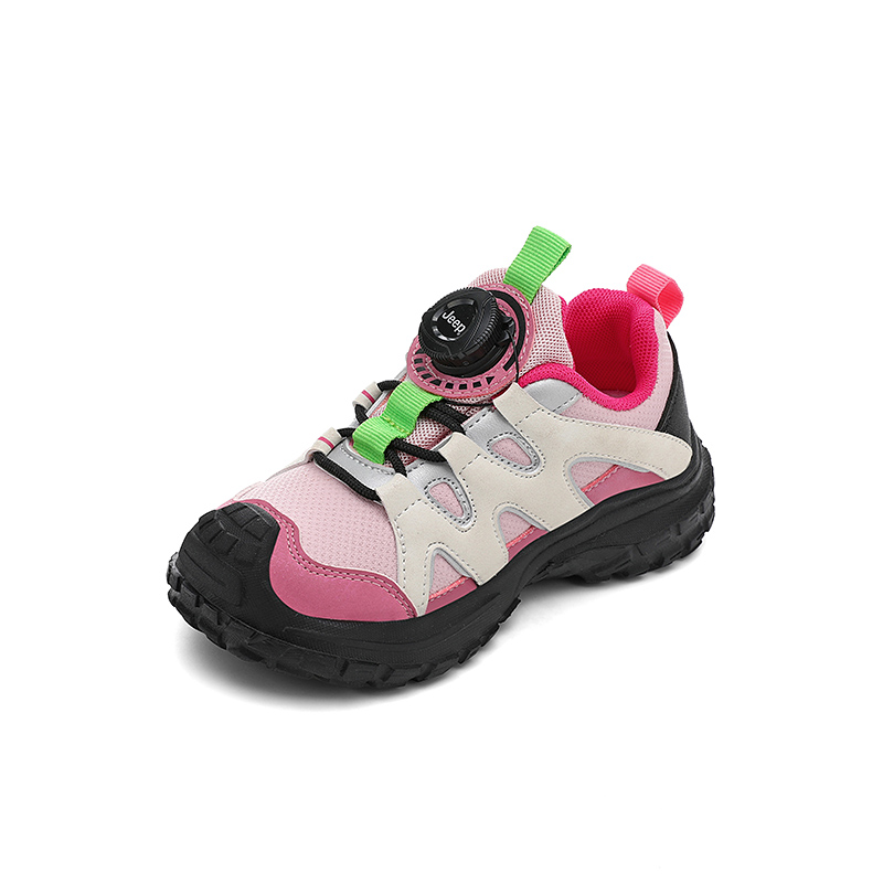 Jeep Кроссовки Low Top Kids Lifestyle Obsidian Black/Rose Pink Unisex — фото 4