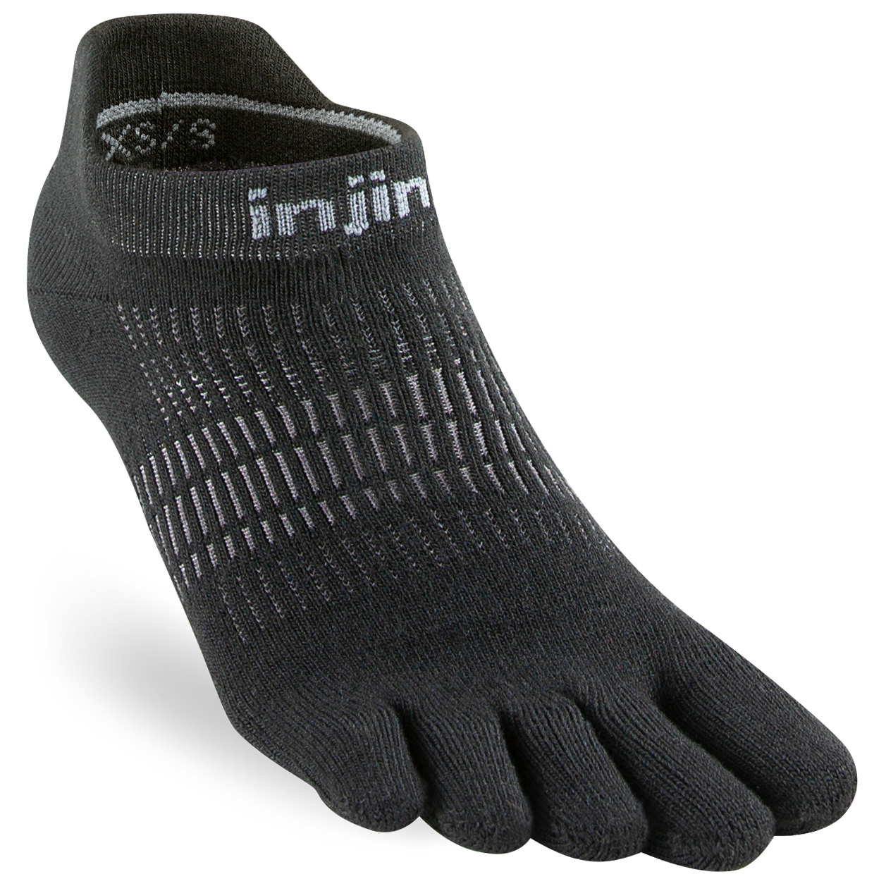 

Носки для бега Injinji Run Lightweight No-Show, черный