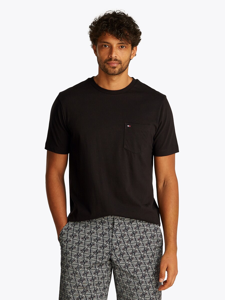Рубашка TOMMY HILFIGER ESSENTIAL, черный — фото 2