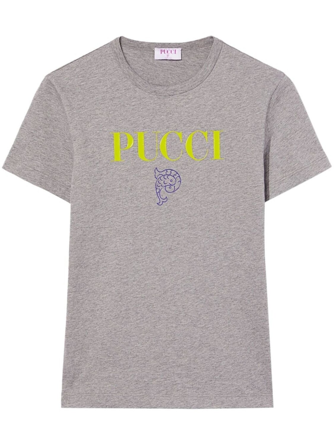 

Футболка с логотипом PUCCI, серый