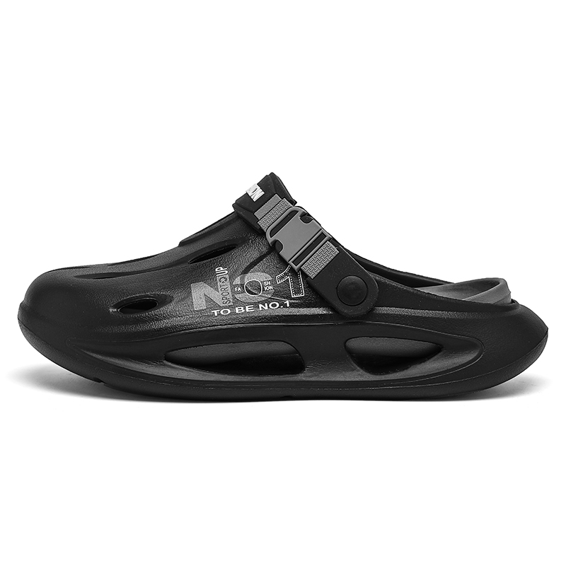 

NANJIREN Клоги мужские черно-серые, цвет Black Gray