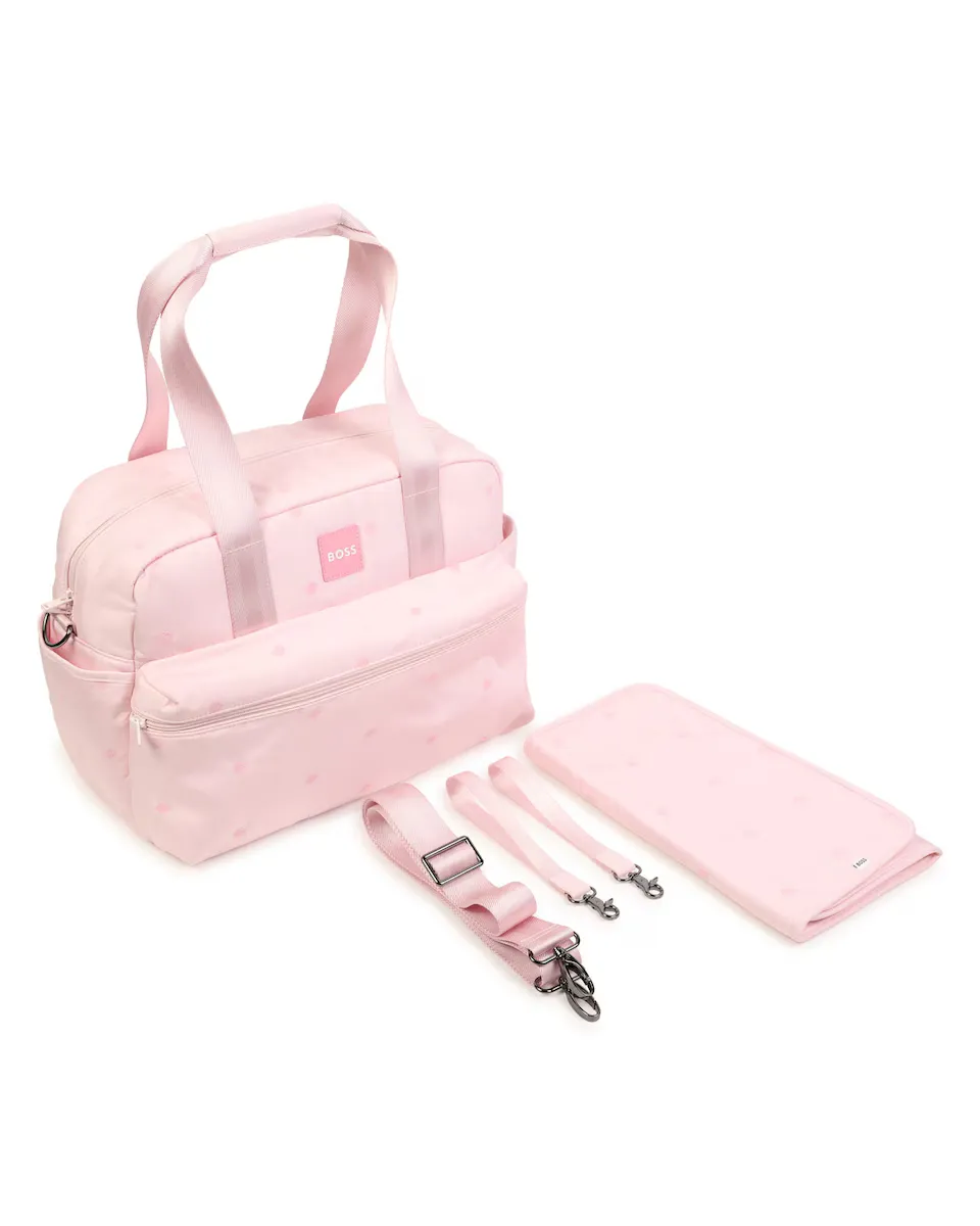 

Розовая сумка для подгузников из полиэстера BOSS Kidswear, цвет Rosa