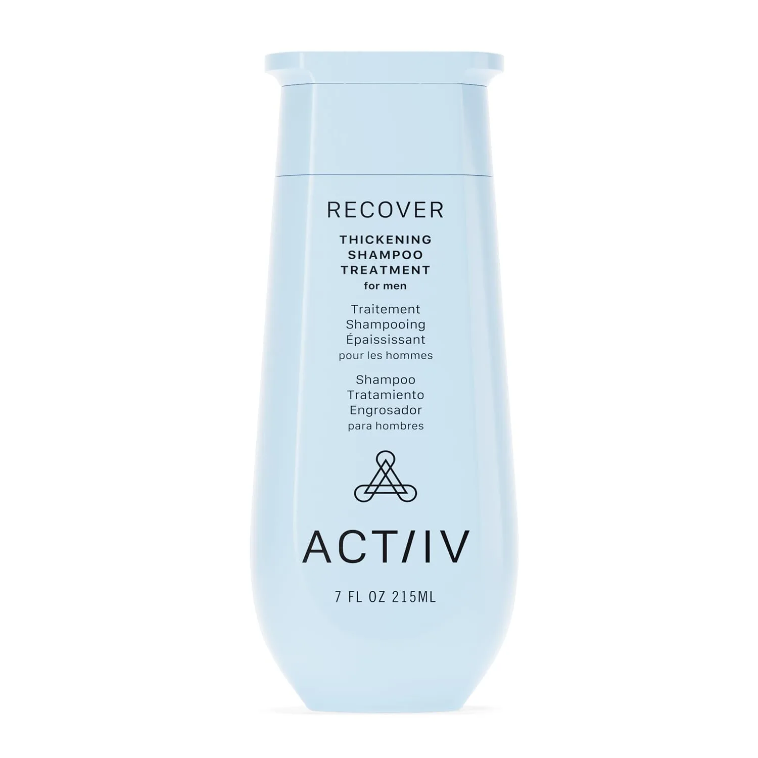 ACTIIV Recover Thickening Shampoo Treatment For Men для более густых и здоровых волос, поддержка здоровья кожи головы, на растительной основе, для окрашенных волос, веган, для всех типов волос 207 мл (1 шт.)