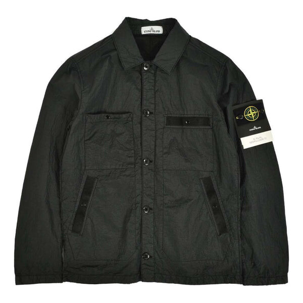 

Куртка seersucker-tc jacket 'black' Stone Island, черный