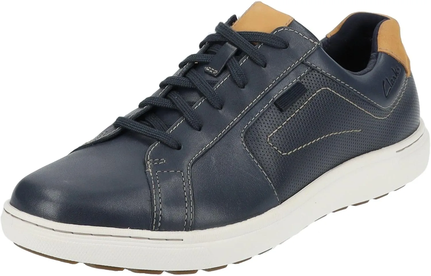 Мужские кроссовки Clarks Mapstone Lace Suede Blue, темно-синий