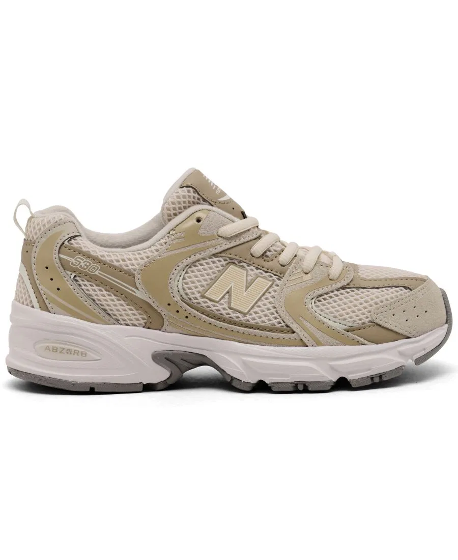 Детские повседневные кроссовки Big Kids 530 от Finish Line New Balance, бежевый — фото 2