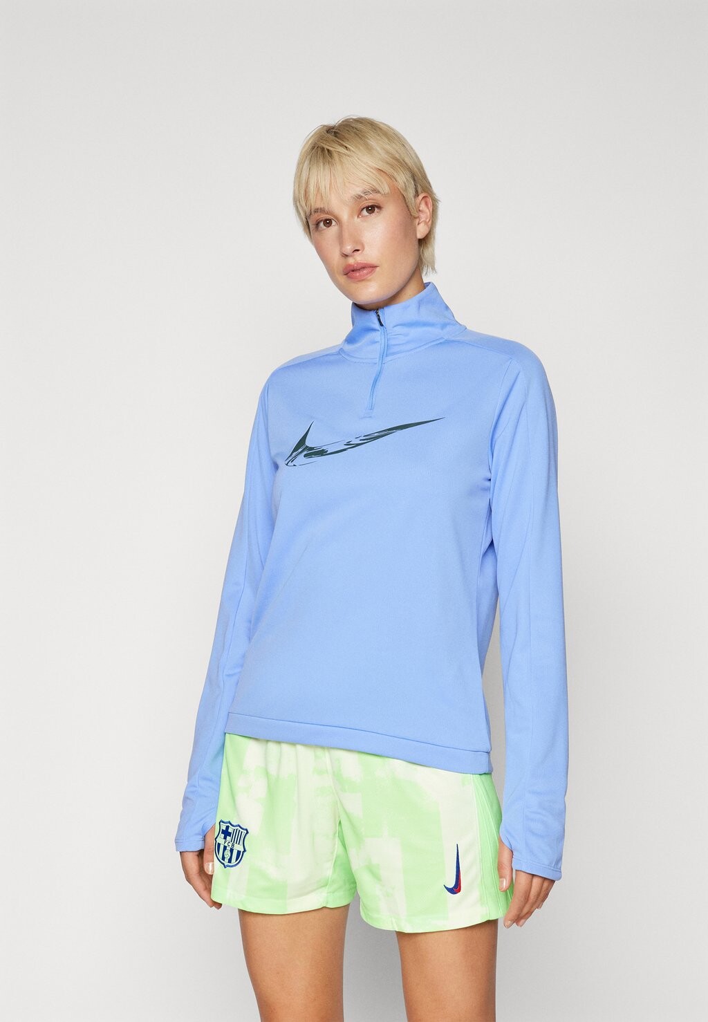 

Топ с длинными рукавами Nike Performance, синий