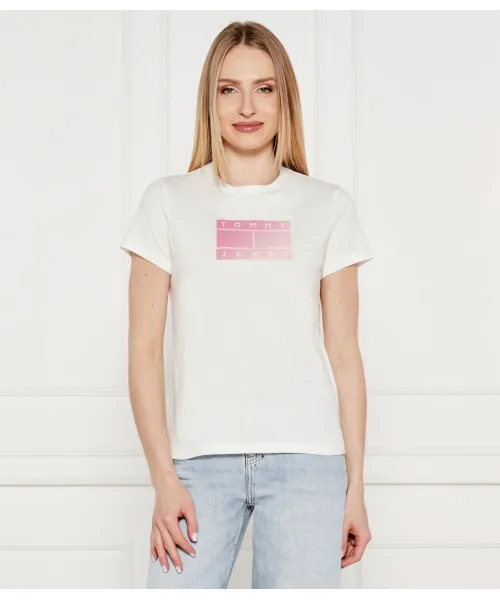 

Футболка Regular fit Tommy Jeans, бежевый