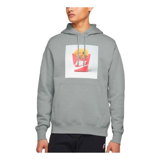 

Толстовка Men's Nike Shoes Box Fries Printing Sports Gray, мультиколор