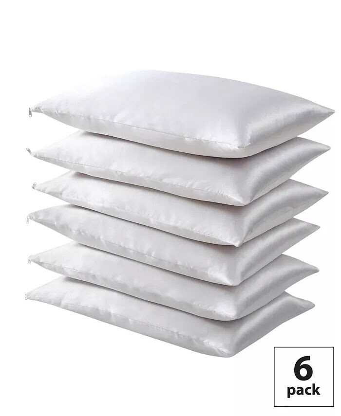 

Набор из 6 защитных подушек Satin Hair Keeper, стандартный Fresh Ideas, белый