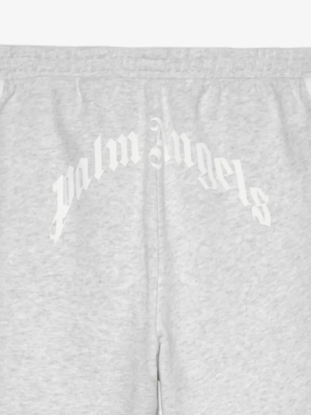 Шорты с логотипом и полосками Palm Angels Kids, серый — фото 3