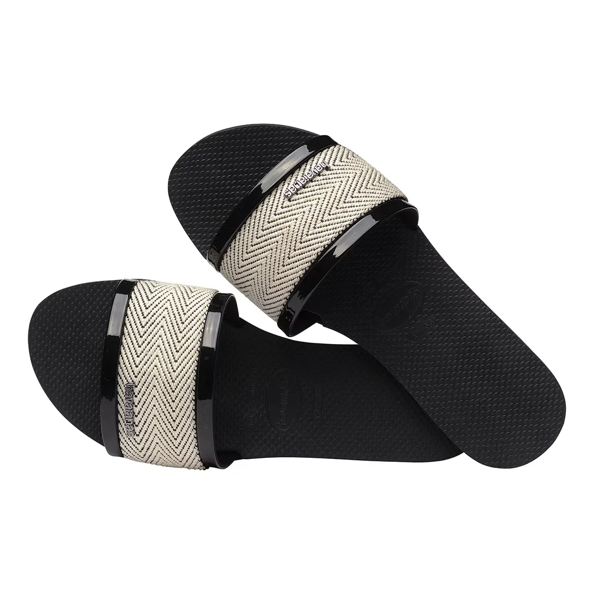 You Trancoso Premium Havaianas Женские шлепанцы для ванны, чёрный — фото 2