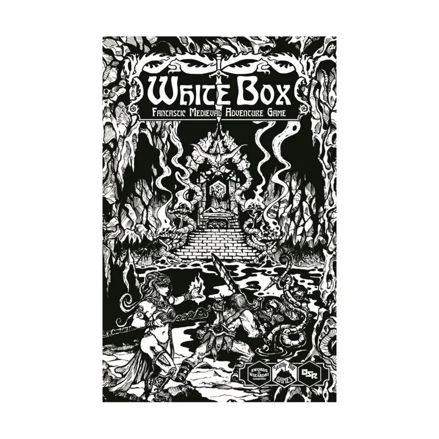 

White Box Fantastic Medieval Adventure Game (B&W Cover), White Box, мягкая обложка