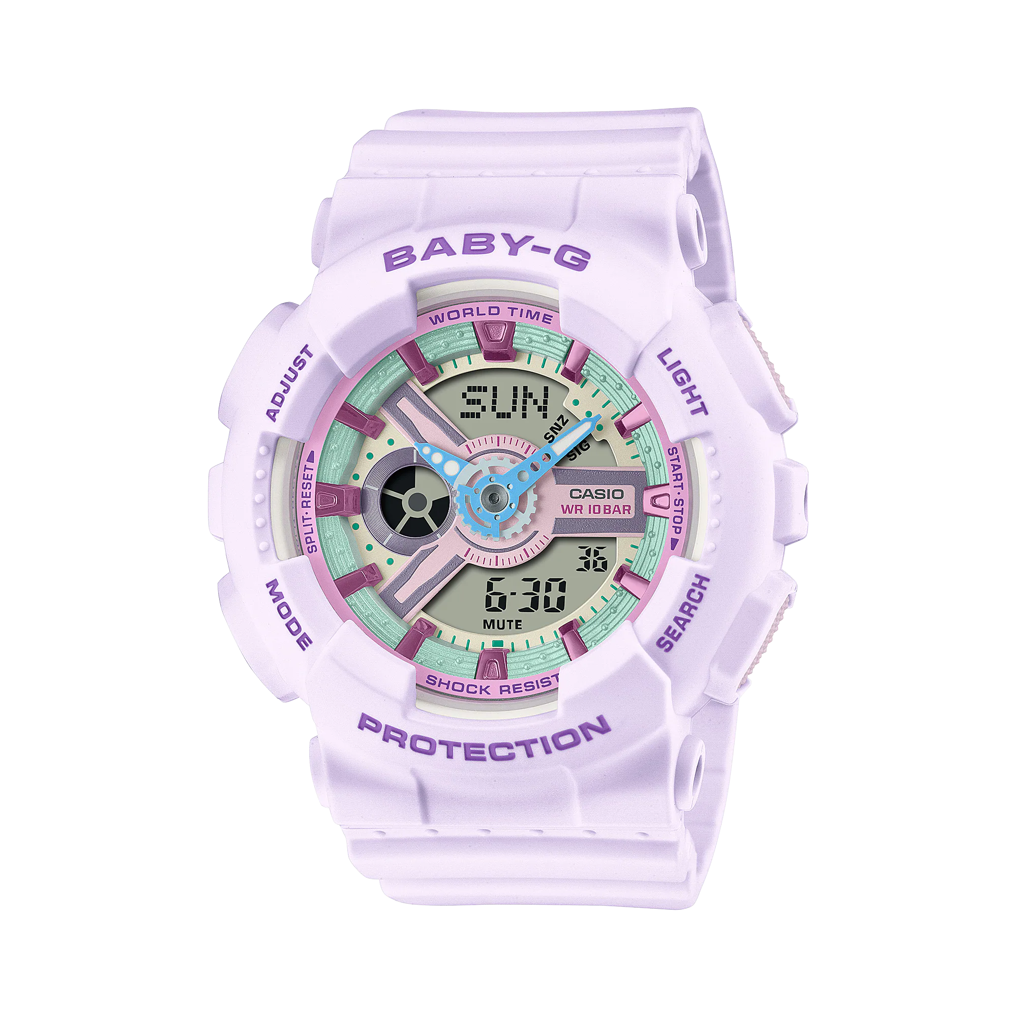 

Женские часы BABY-G фиолетовые BA-110XPM-6APR CASIO