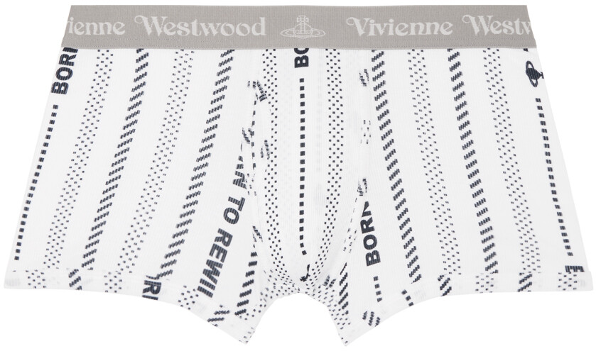 

Белые боксеры с принтом Vivienne Westwood