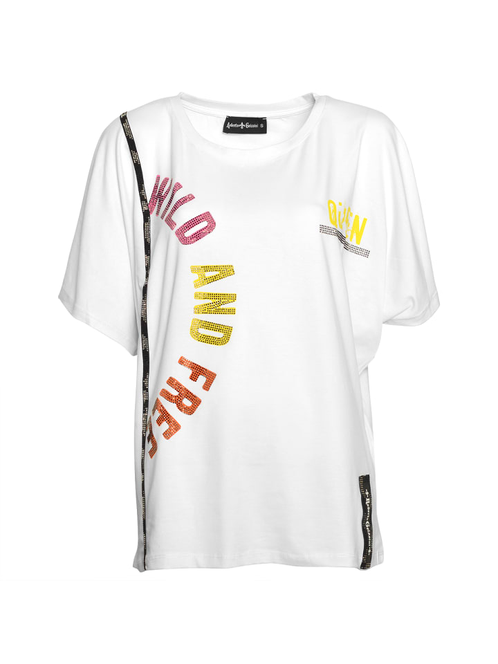 

Белая футболка Wild and Free Roberto Geissini, Белый, Белая футболка Wild and Free Roberto Geissini