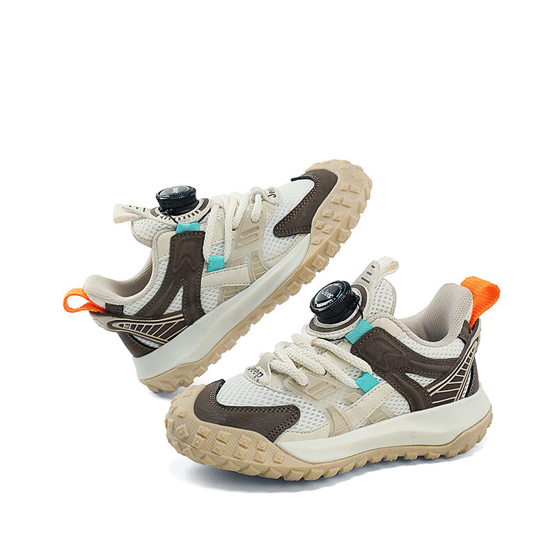 Кроссовки Jeep Kids Lifestyle Shoes Kids Low-top White/Brown, коричневый — фото 4