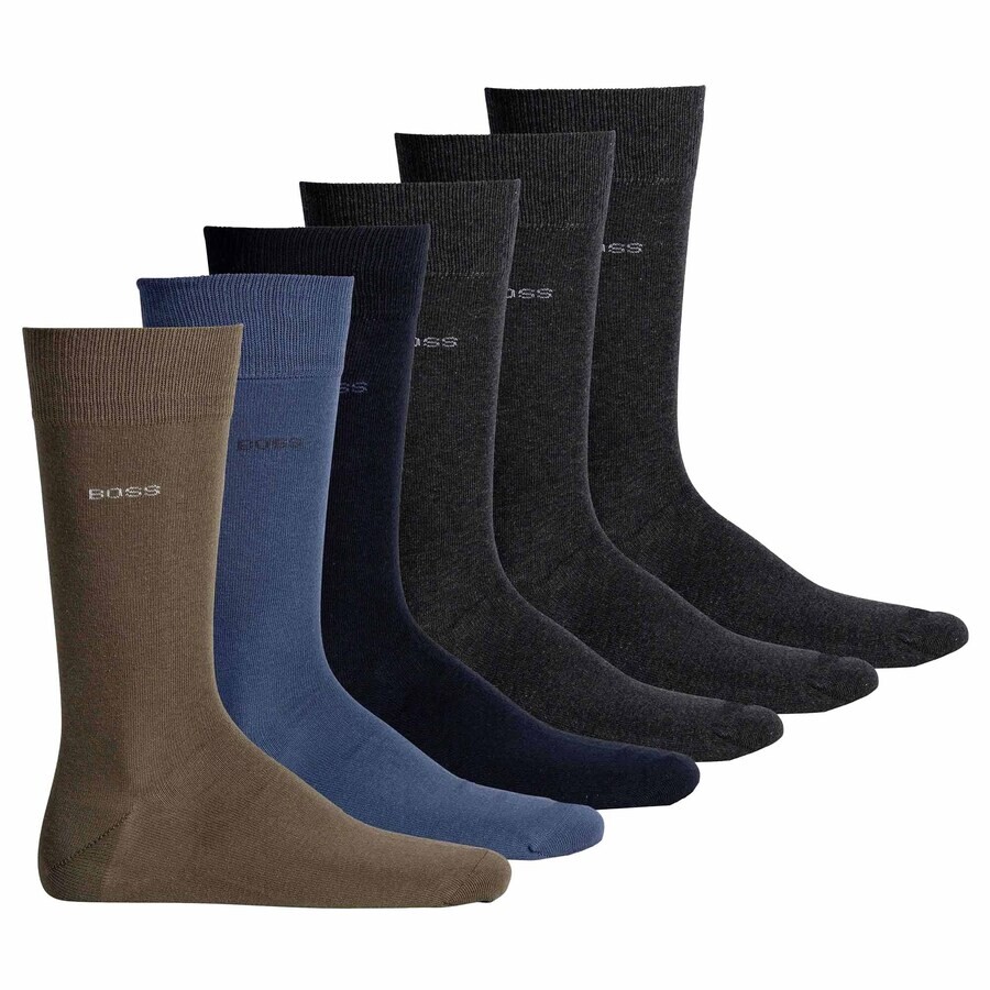 

Носки BOSS Socks, цвет Blue/Brown/Grey