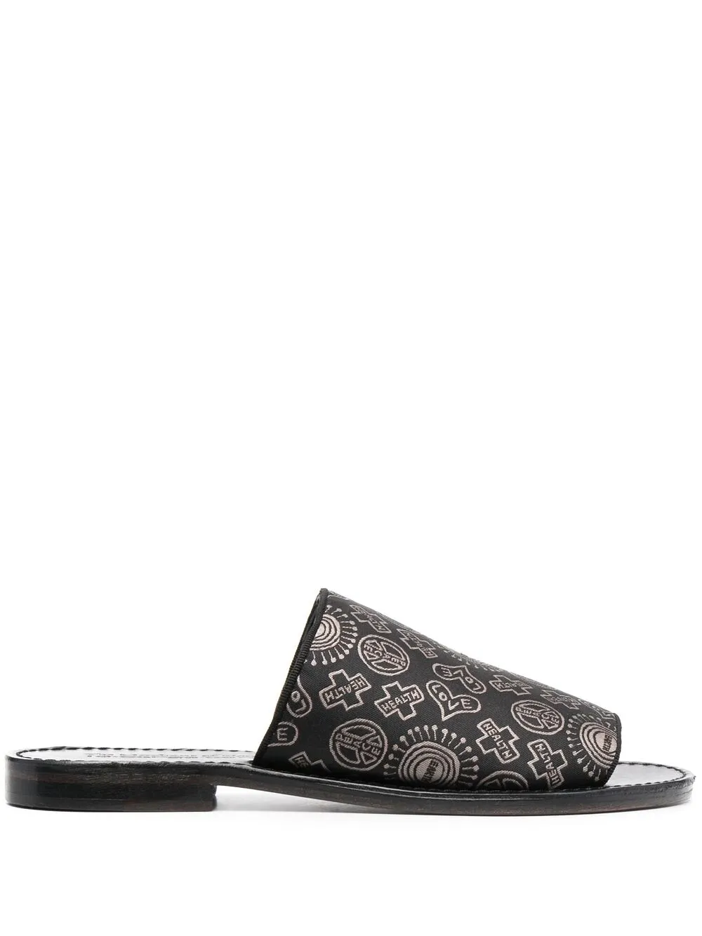 Шлепанцы Woodstock из коллаборации с The Merchant of Florence 10 CORSO COMO, черный