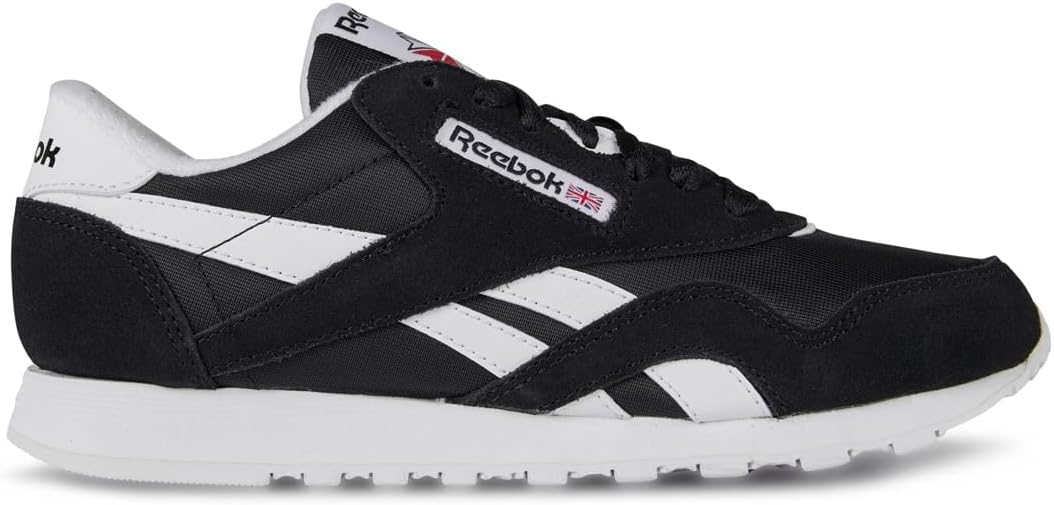 Мужские классические нейлокроссовки-ботинки Reebok, белый/черный — фото 2