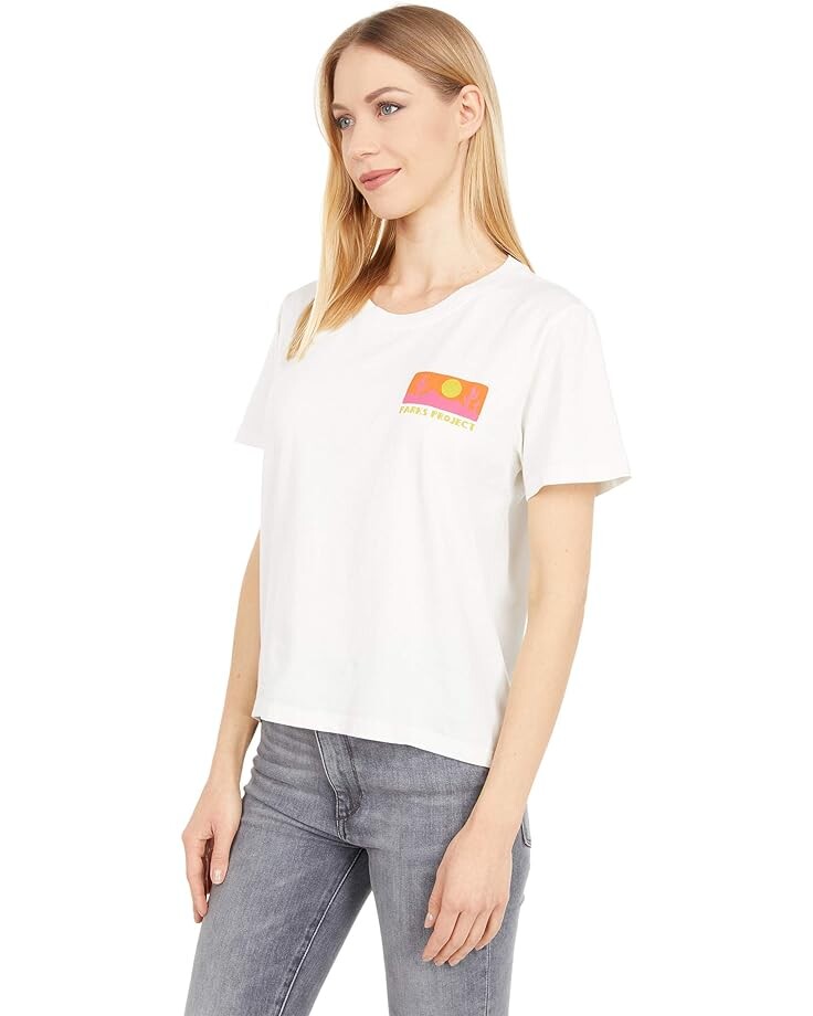 

Футболка Parks Project Adventure Mobile Boxy Tee, цвет Vintage White