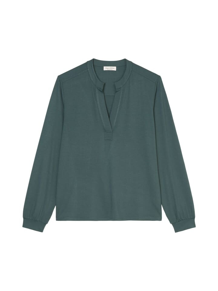 

Футболка Marc O'Polo Jersey Bluse relaxed, цвет deep emerald