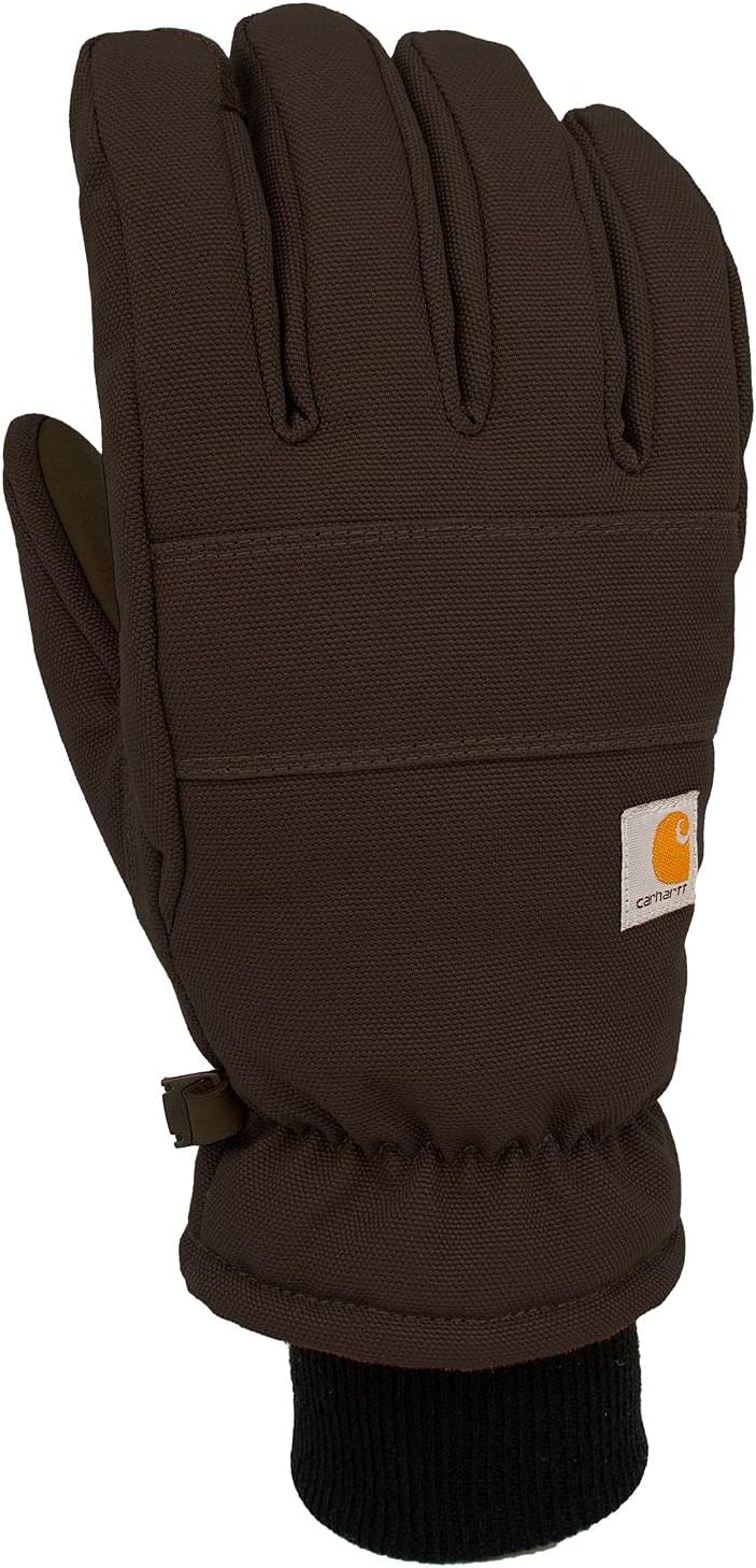 

Carhartt Women's GL0781W утепленные перчатки из утиной кожи и синтетической кожи с трикотажными манжетами Glo, Black