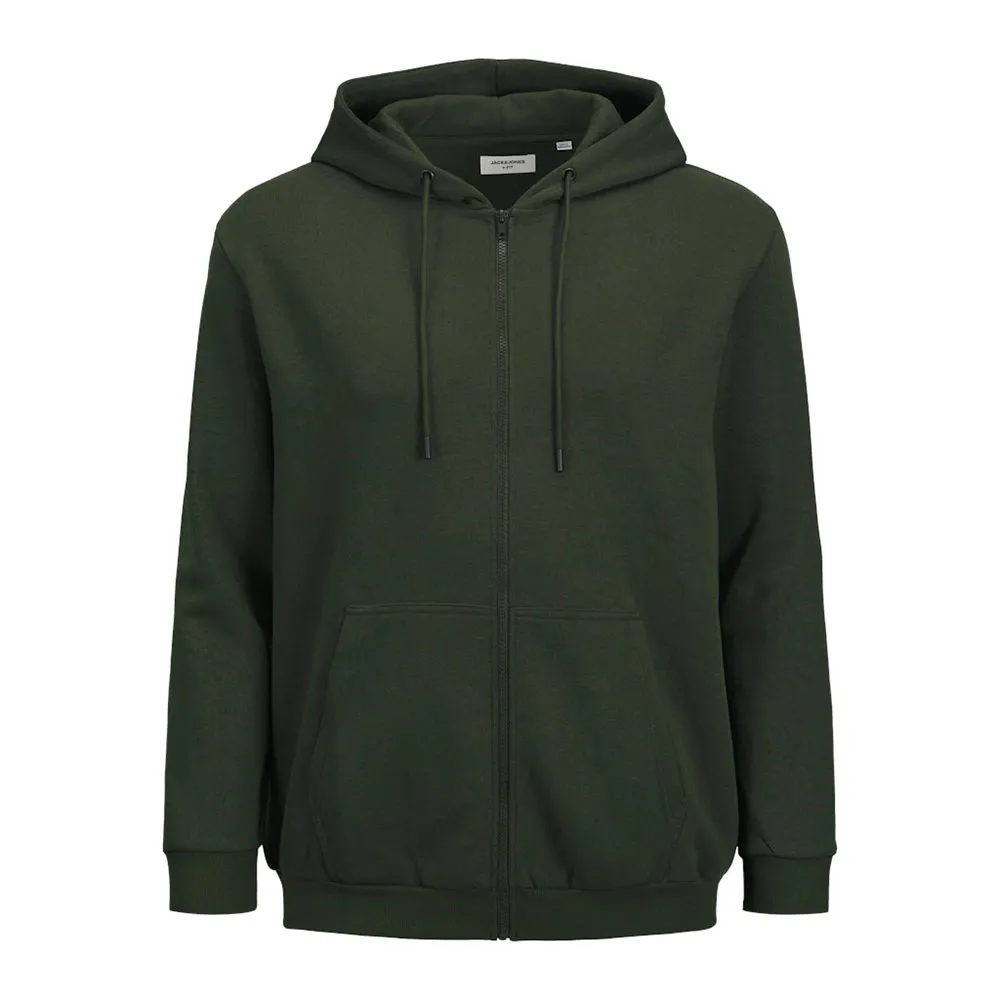 

Толстовка Jack & Jones Bradley Plus Size full zip, зеленый