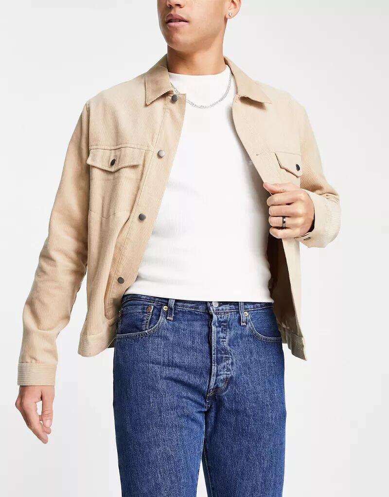 Синие зауженные джинсы Levi's Original 501 — фото 3