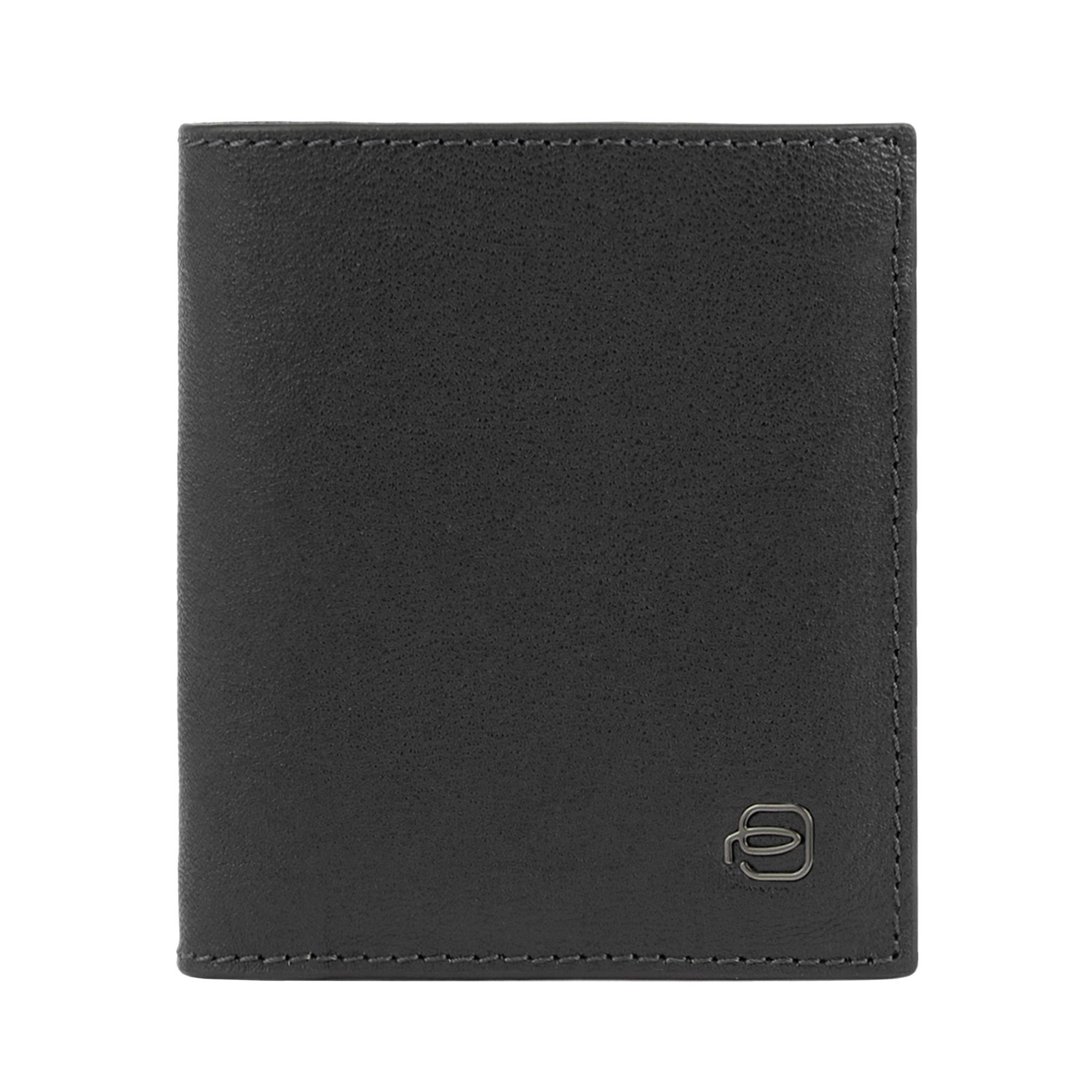 

Кошелек Piquadro Black Square RFID Schutz Leder 8.5 см, черный