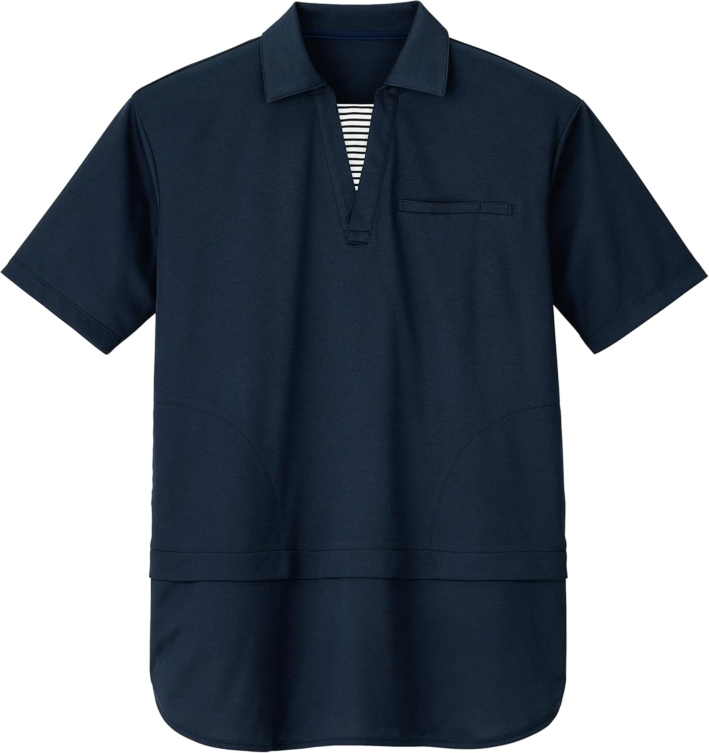 

Футболка-поло с коротким рукавом HEARTGREEN HSP018 HYGGE LIFE, темно-синий