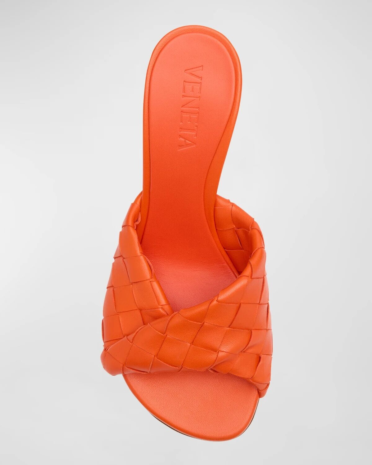 Мюли Blink Bottega Veneta, цвет New Orange — фото 4
