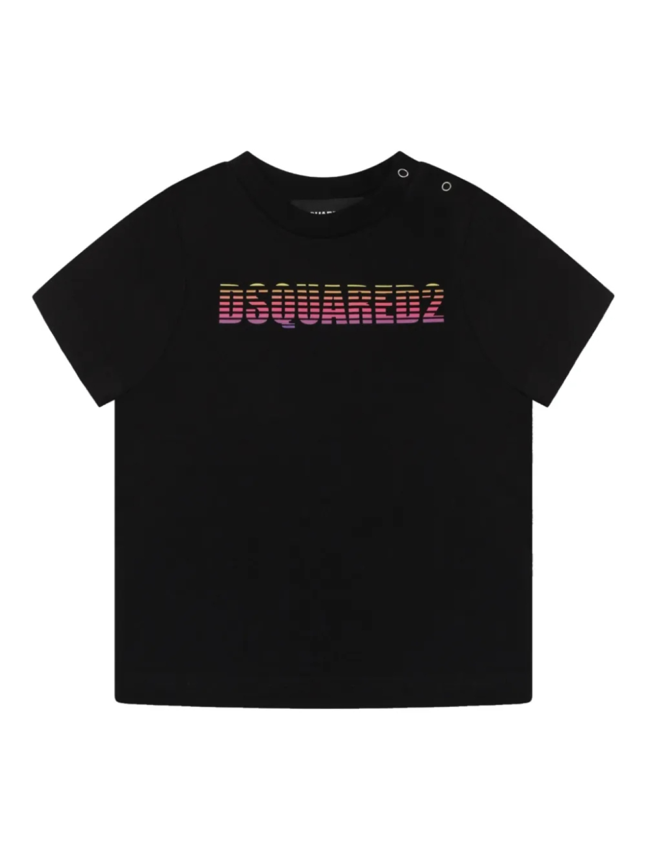 

Футболка с логотипом DSQUARED2 KIDS, черный