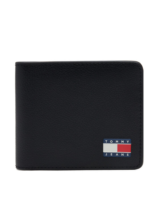

Большой мужской кошелек Tjm Heritage Leather Cc Wallet AM0AM13371 Tommy Jeans, черный