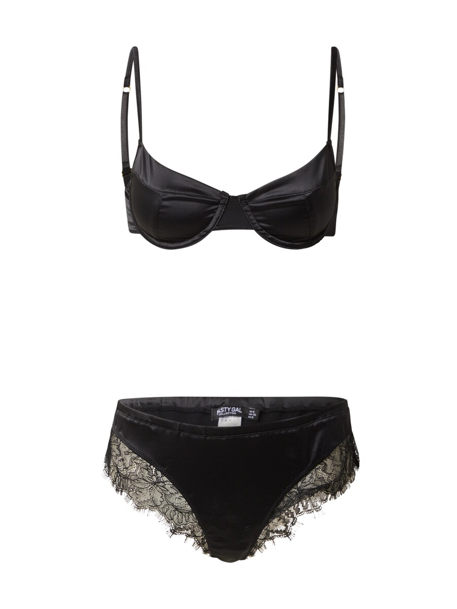 

Комплекты нижнего белья Балконет Nasty Gal, черный