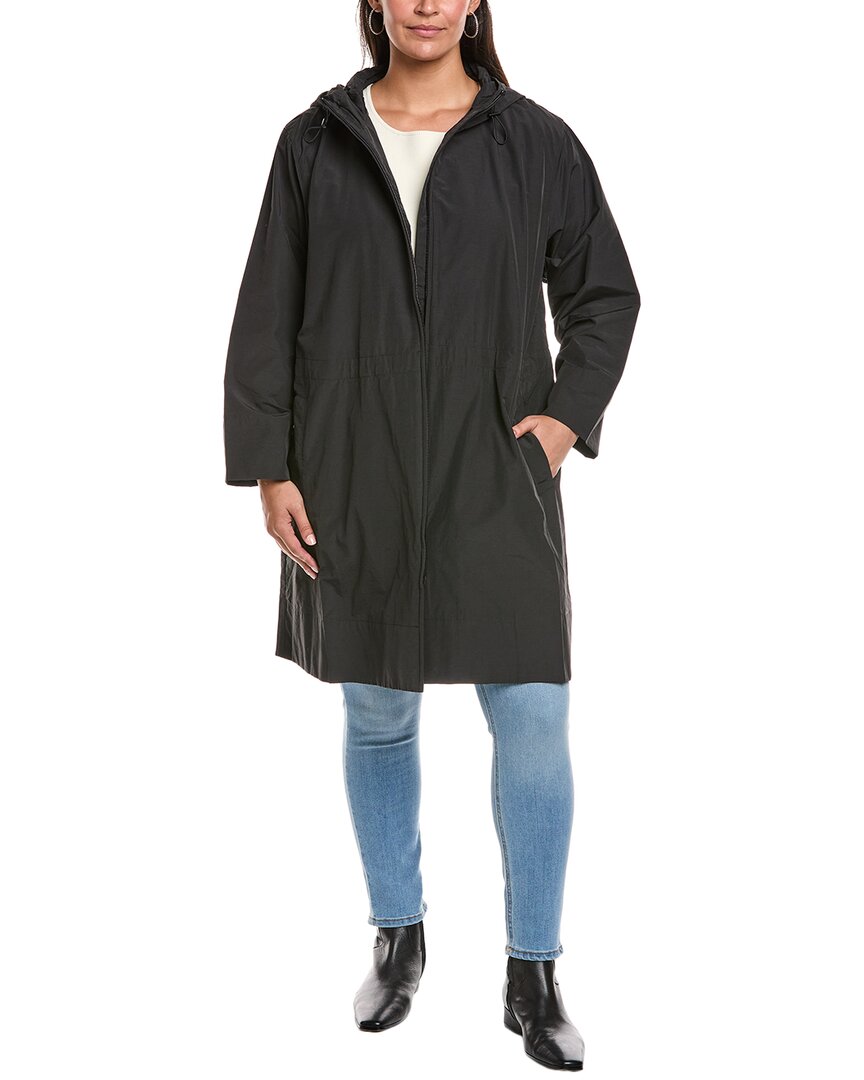 

Куртка с капюшоном EILEEN FISHER Plus, черный