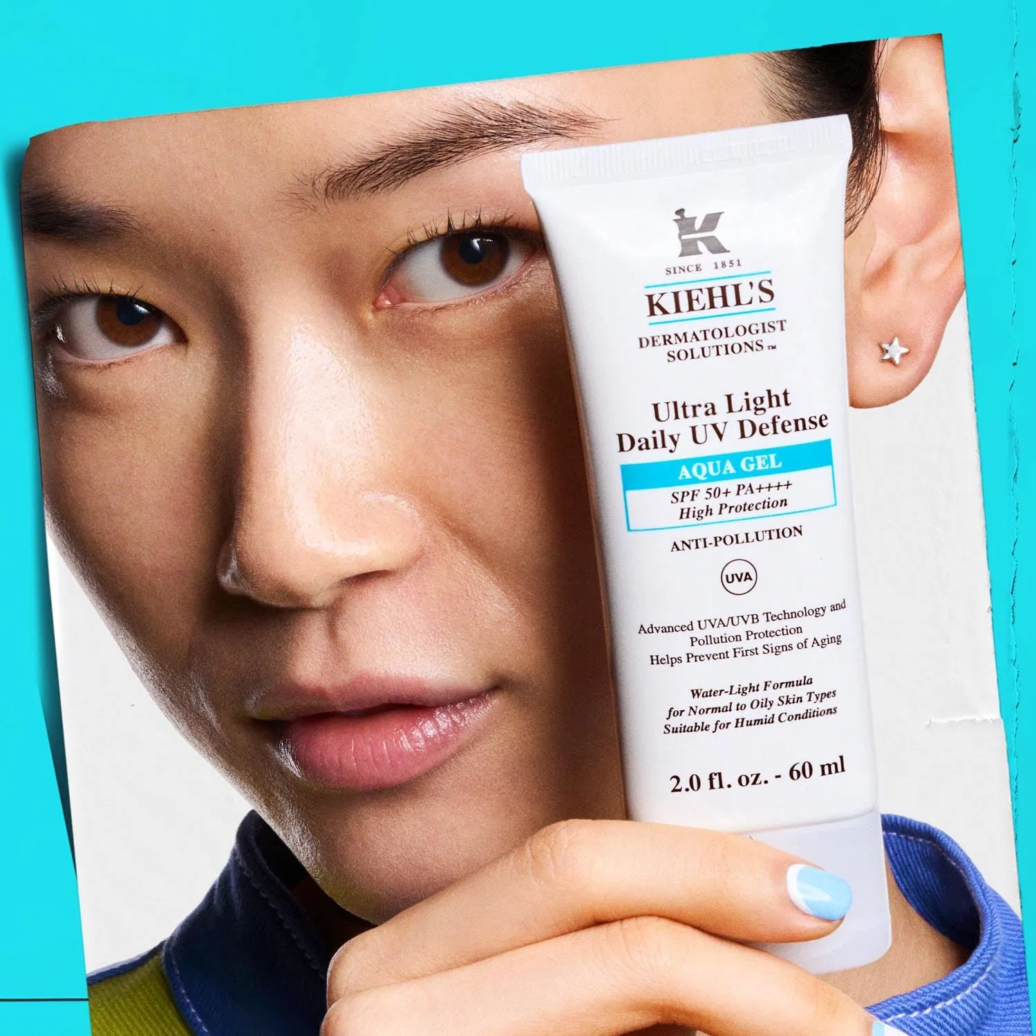 Освежающий солнцезащитный гель для лица «Ultra Light Daily UV Defense Aqua Gel SPF 50» от KIEHL'S Kiehl'S — фото 4