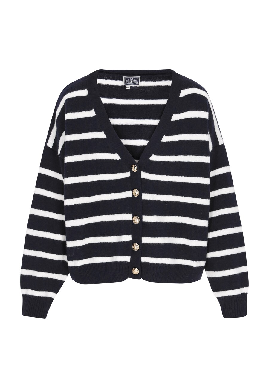 

Вязаный кардиган DreiMaster Maritim Classic Look, ночной синий