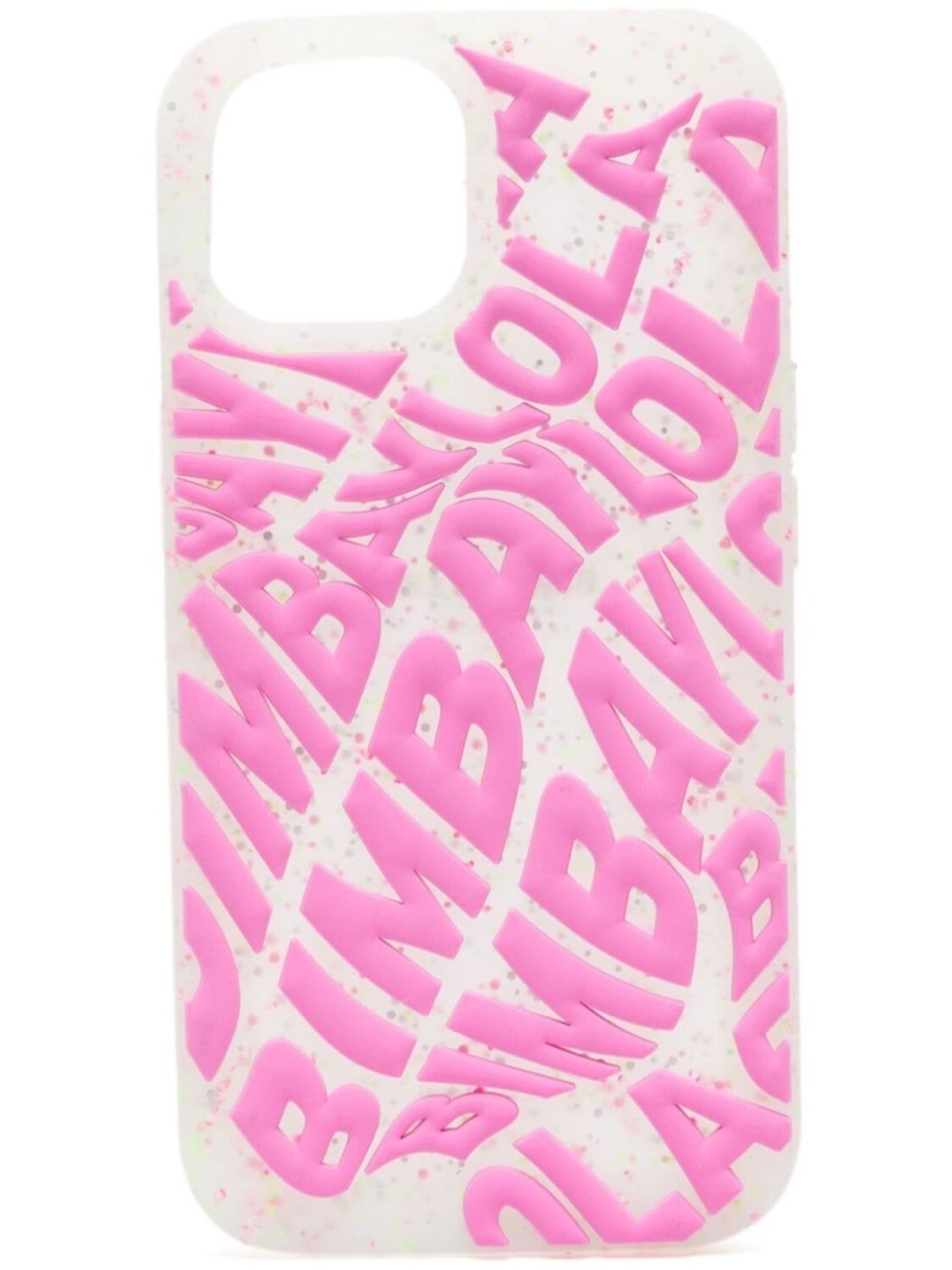

Bimba y Lola чехол для iPhone 15 с тисненым логотипом, нейтральный цвет